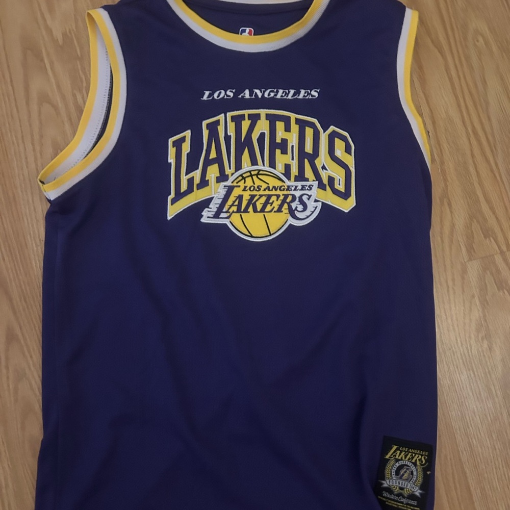 NBA Los Angeles Lakers Western Conference Champion Jersey Purple Size 14/16